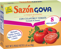 Caja de Sazón GOYA con Culantro y Tomate, 8 sobres, 40 g